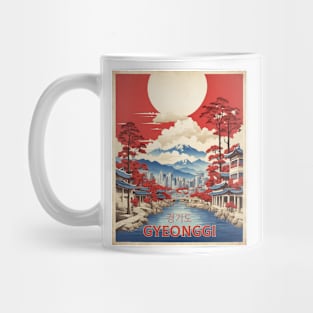 Gyeonggi South Korea Travel Tourism Retro Vintage Mug